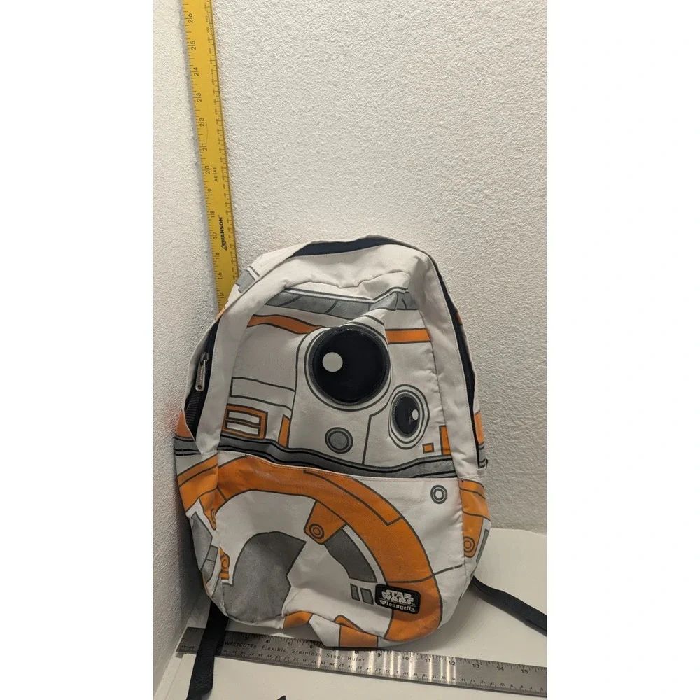 Loungefly Disney Star Wars Backpack Lucusfilm BB-8 The Force Awakens Orange Whit